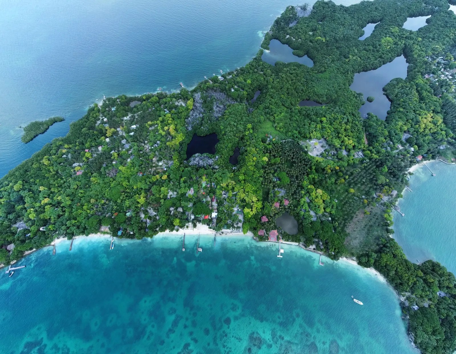 Vista aérea del entorno